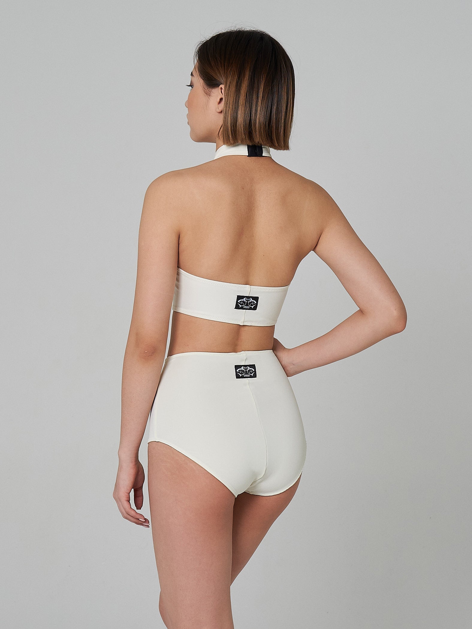 Tanna High Waist Set (Cream)