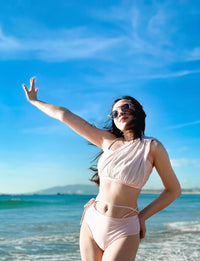 Isabelle Mesh Set (Light Pink)