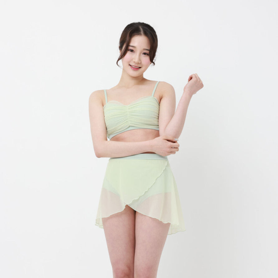 Marybell Shirring Set (Apple Mint)