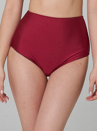 Double-sided High Waist Bottom (Wine/ Black)