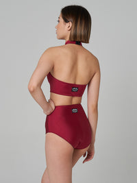 Double-sided High Waist Bottom (Wine/ Black)