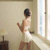 The Back Ribbon Set (Cream)