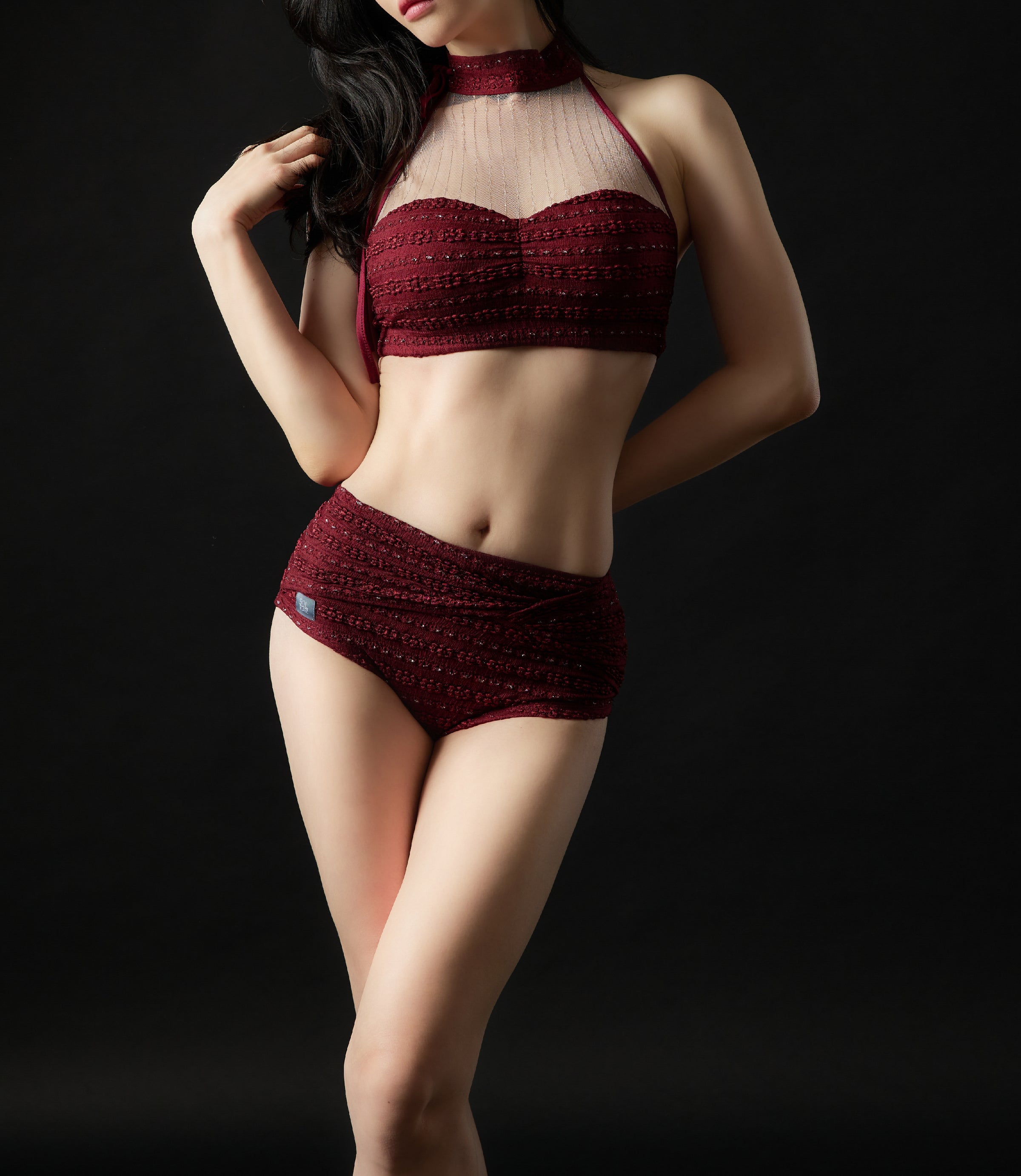 New Black Swan Set (Burgundy)