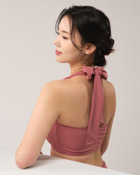 Back Ribbon Top (Rose)