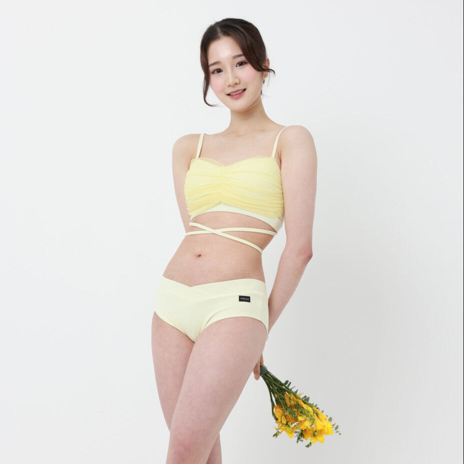 Marybell Shirring Set (Freesia Yellow)