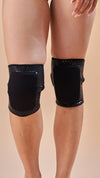 Velcro Sticky Grip Knee Pads (Black)