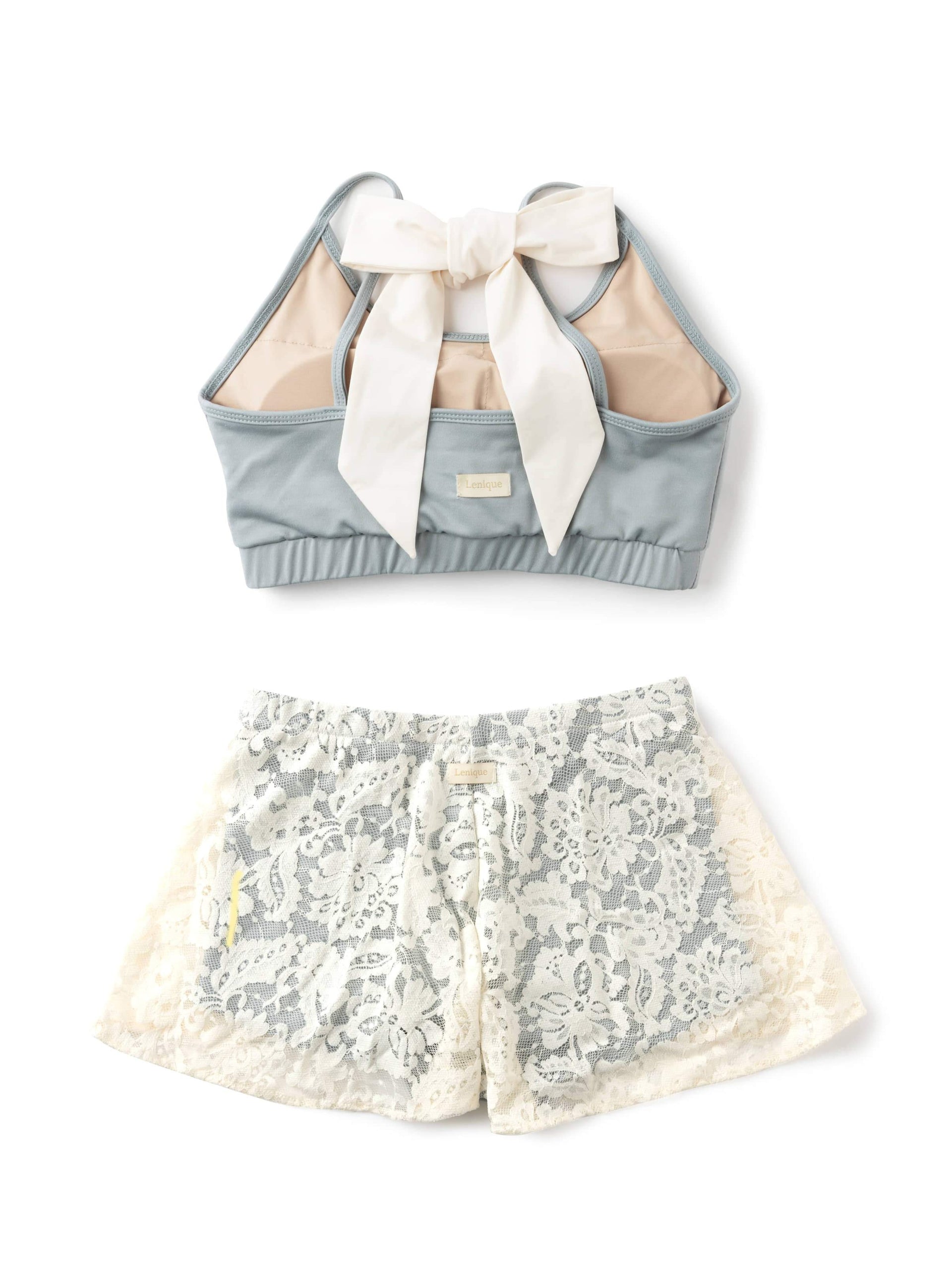 The Back Ribbon Bottoms (Light Bluegreen)