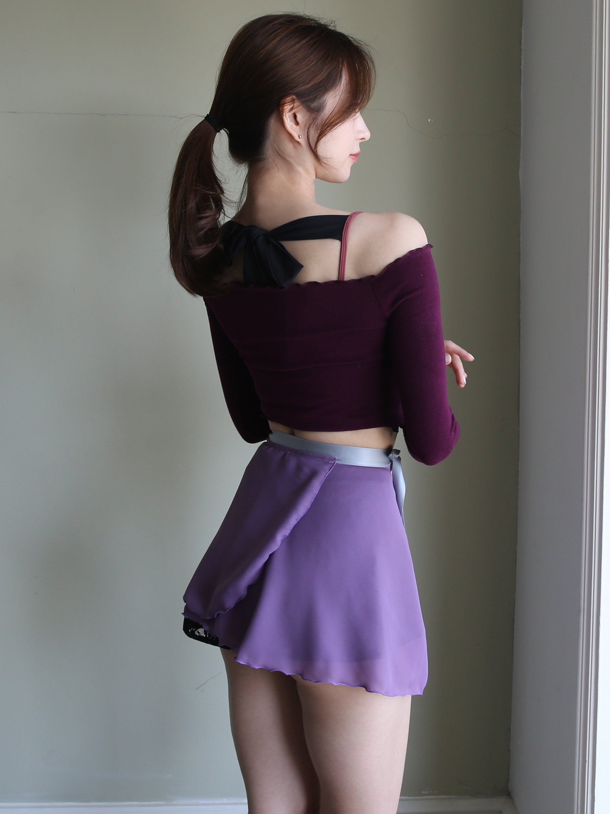 Mini Poling Skirt (Violet)