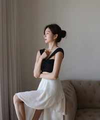 Lenique Poling Skirt (Cream)
