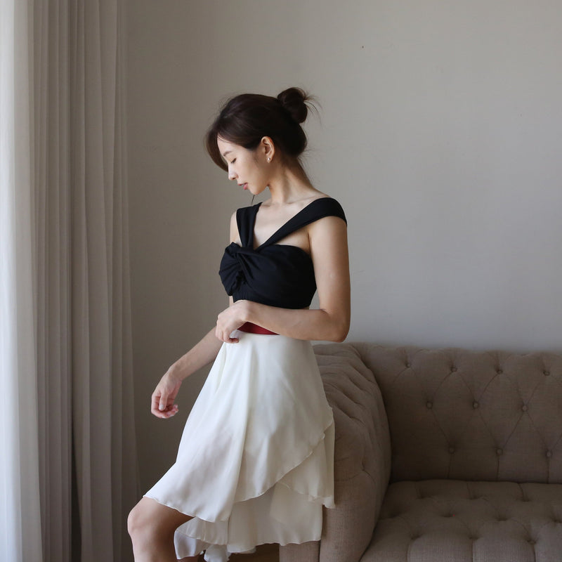 Lenique Poling Skirt (Cream)