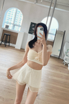 Mesh Ribbon Set (Crème)