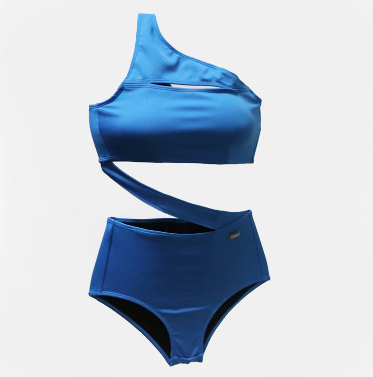 Line Monokini (Blue) 라인모노키니