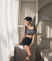 Lauren Set 로렌체크 (Black)
